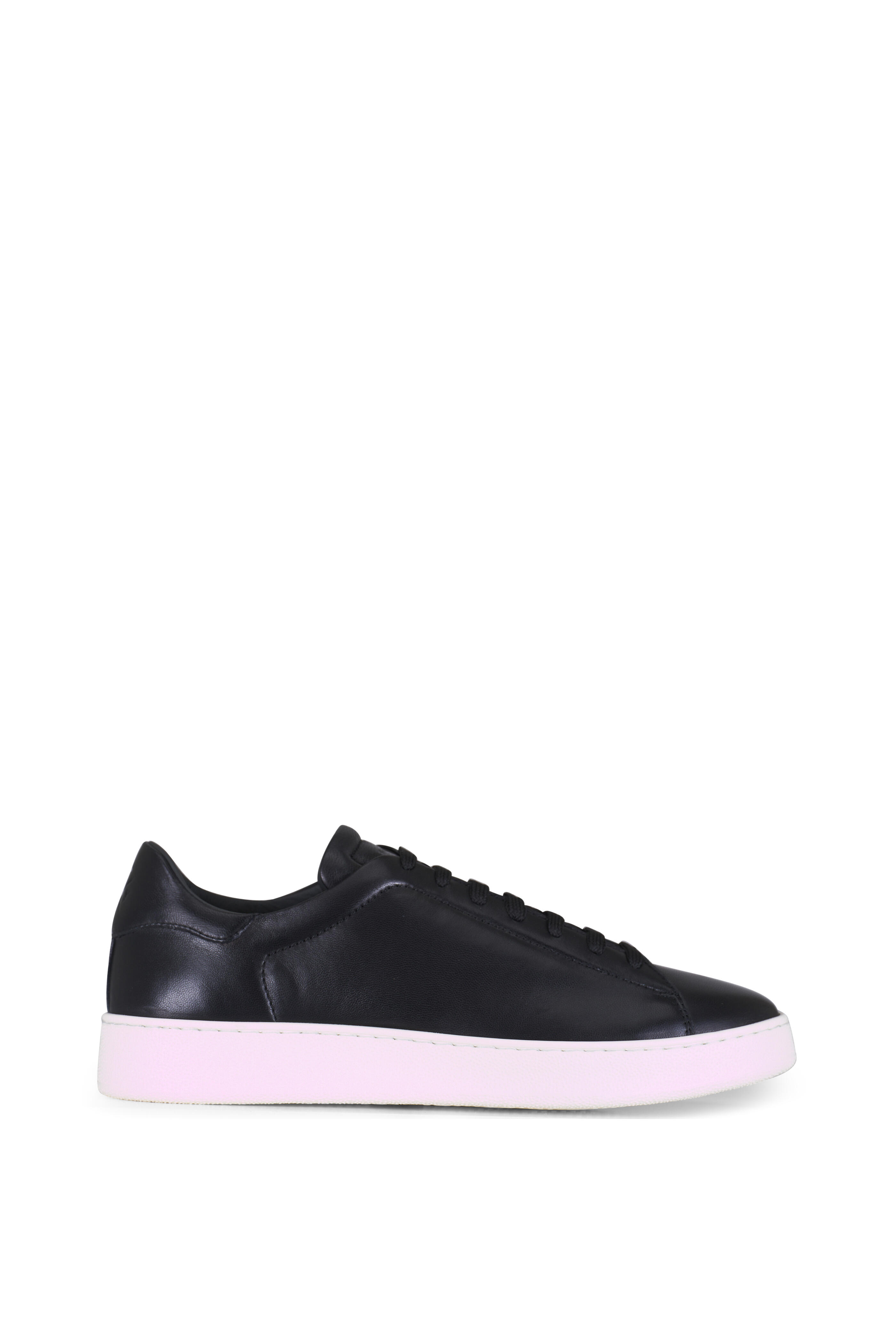 To Boot New York - Randolph Black Leather Low Top Sneaker