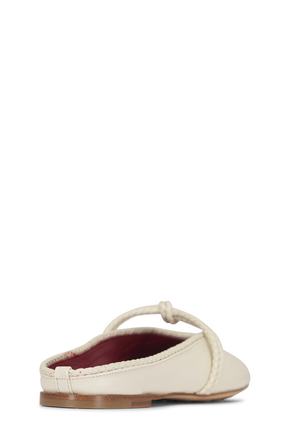 Bottega Veneta Lucia Sea Salt Mary Jane Ballerina Flat - view 4