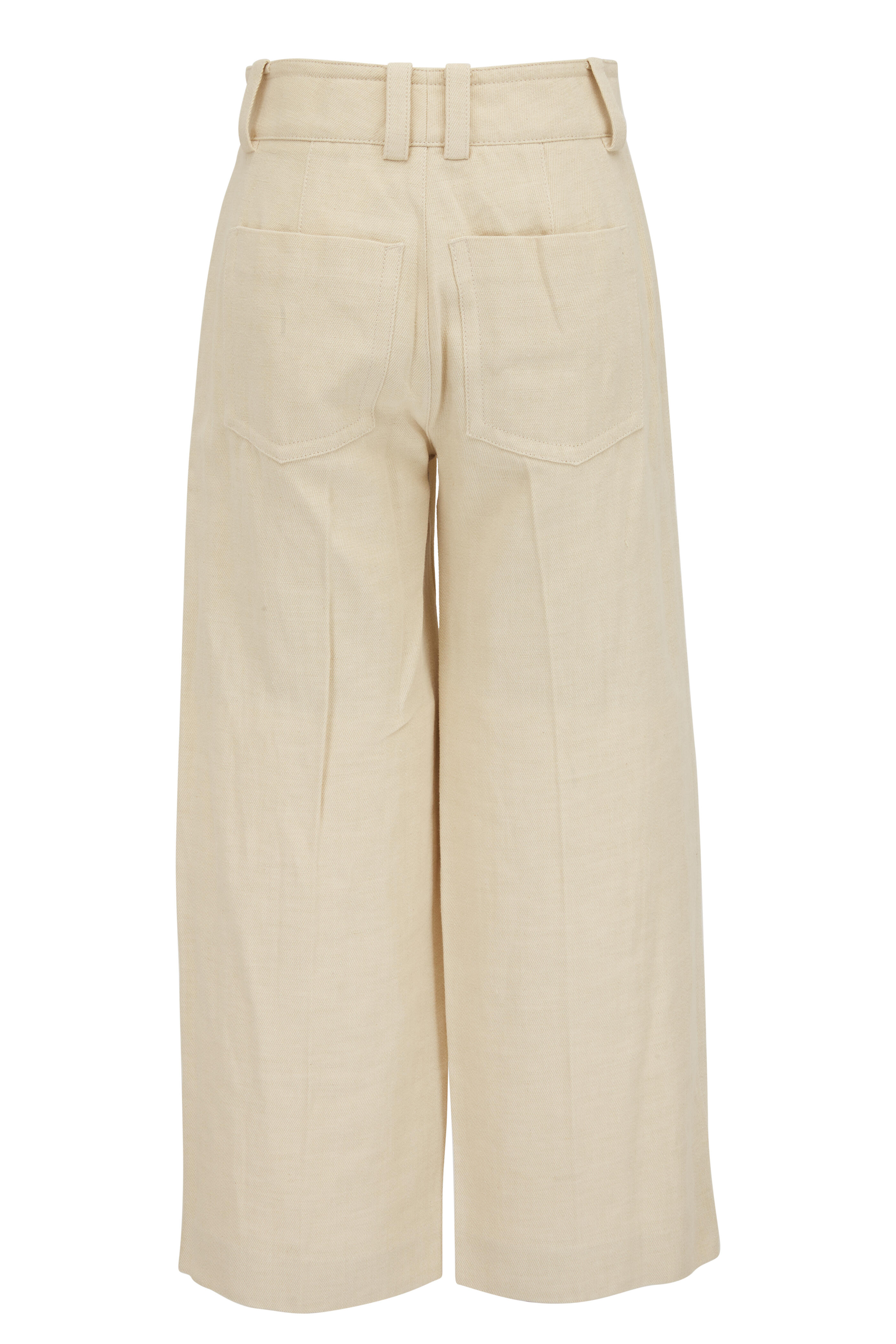 KITON, Slim Stretch Linen Capri Pants, Women