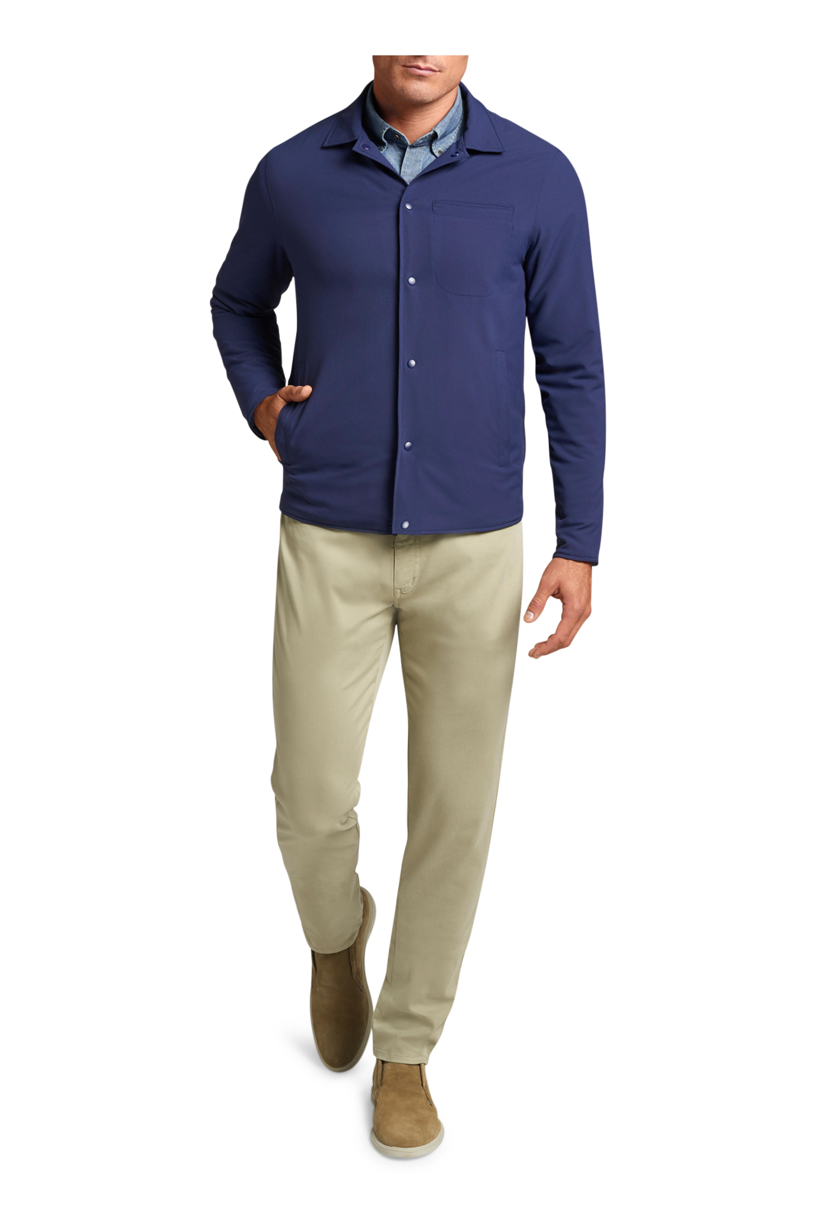 Peter Millar - Spring Navy Soft Shacket