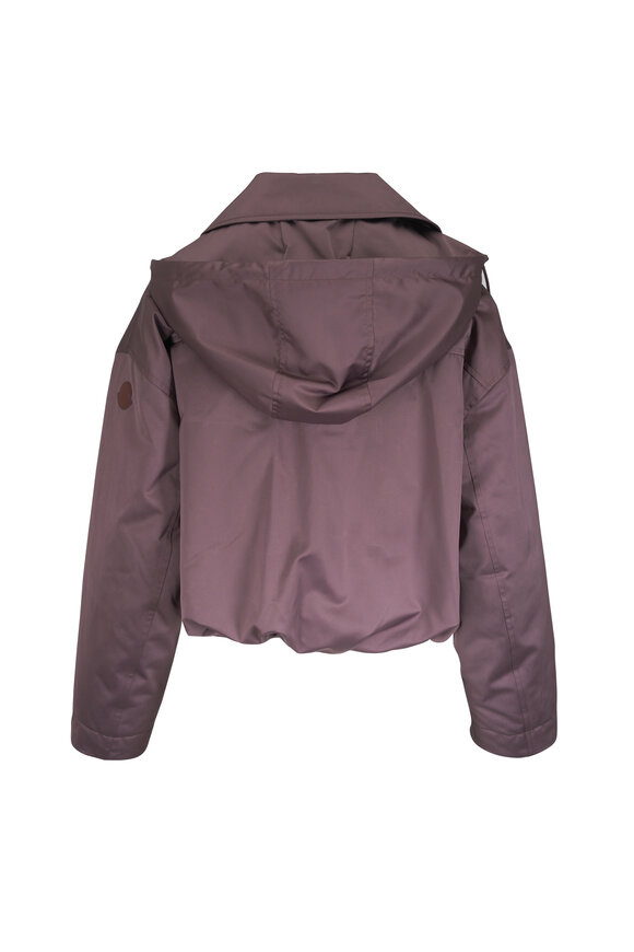 Moncler Chevreuil Taupe Duchesse Short Down Jacket - view 3