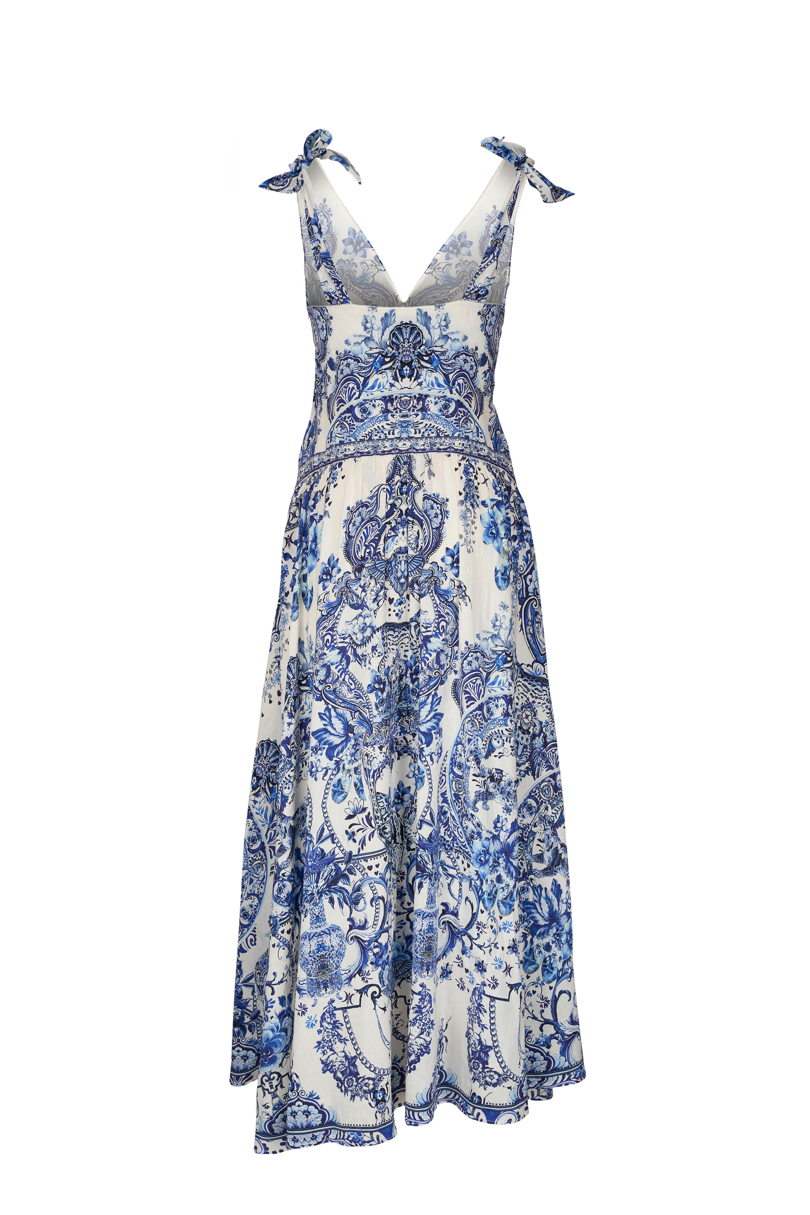 Camilla - Glaze & Graze Tie Shoulder Maxi Dress