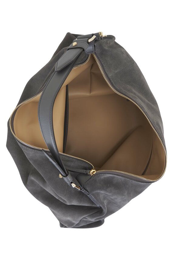 Jimmy Choo - Ana Storm Suede Hobo