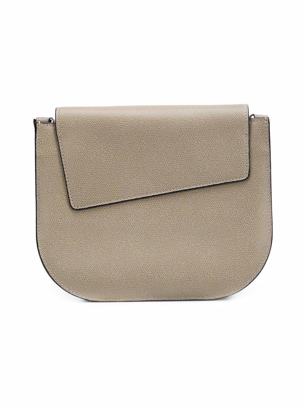 Valextra - Twist 5 Oyster Grained Leather Crossbody