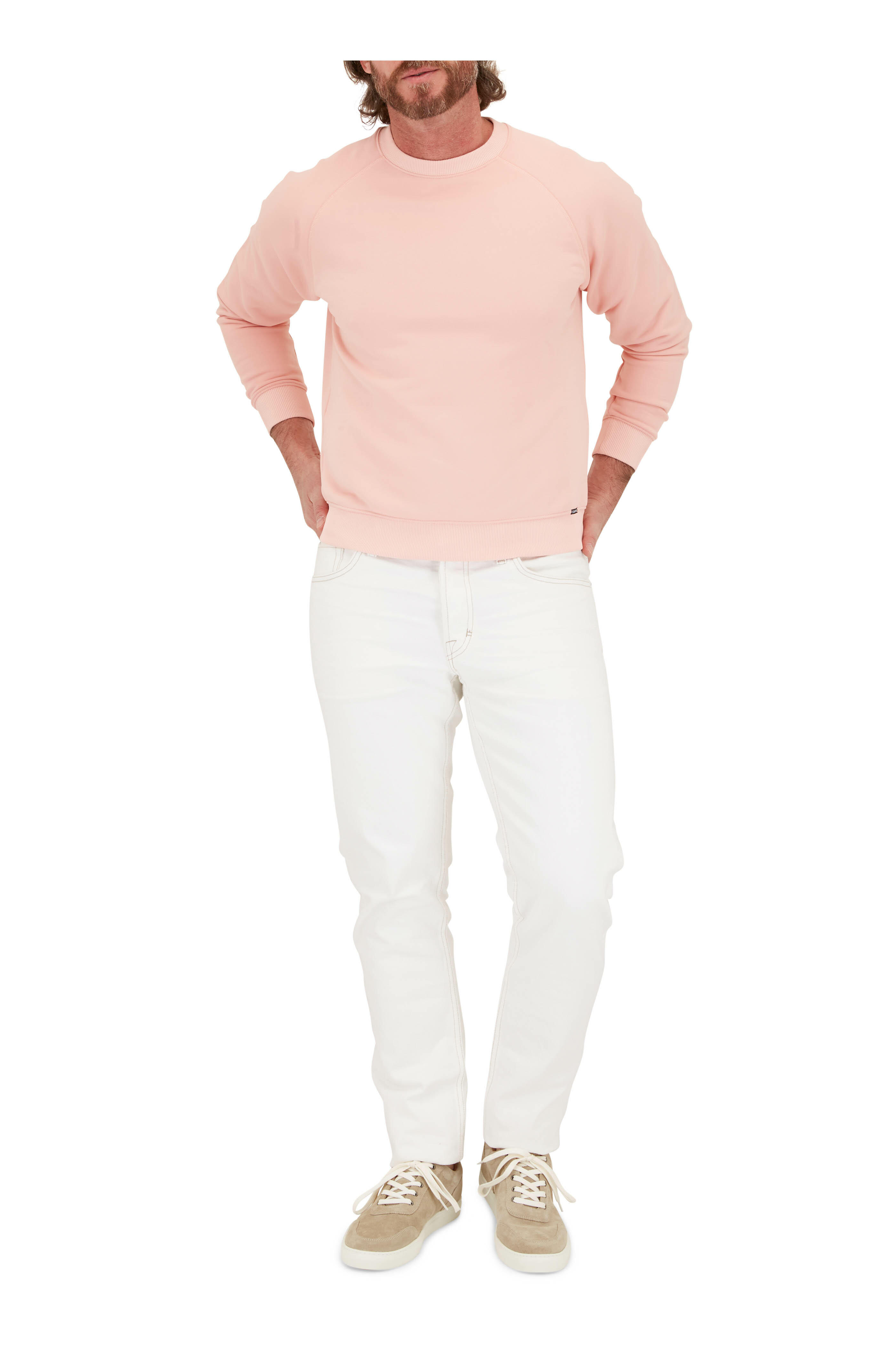 Harrys of London - Nimble Greige Suede Trainer