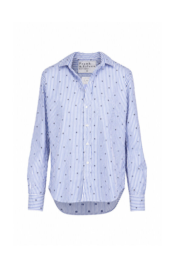 Frank & Eileen Eileen Navy Star & Stripe Relaxed Button-Up Shirt - view 1