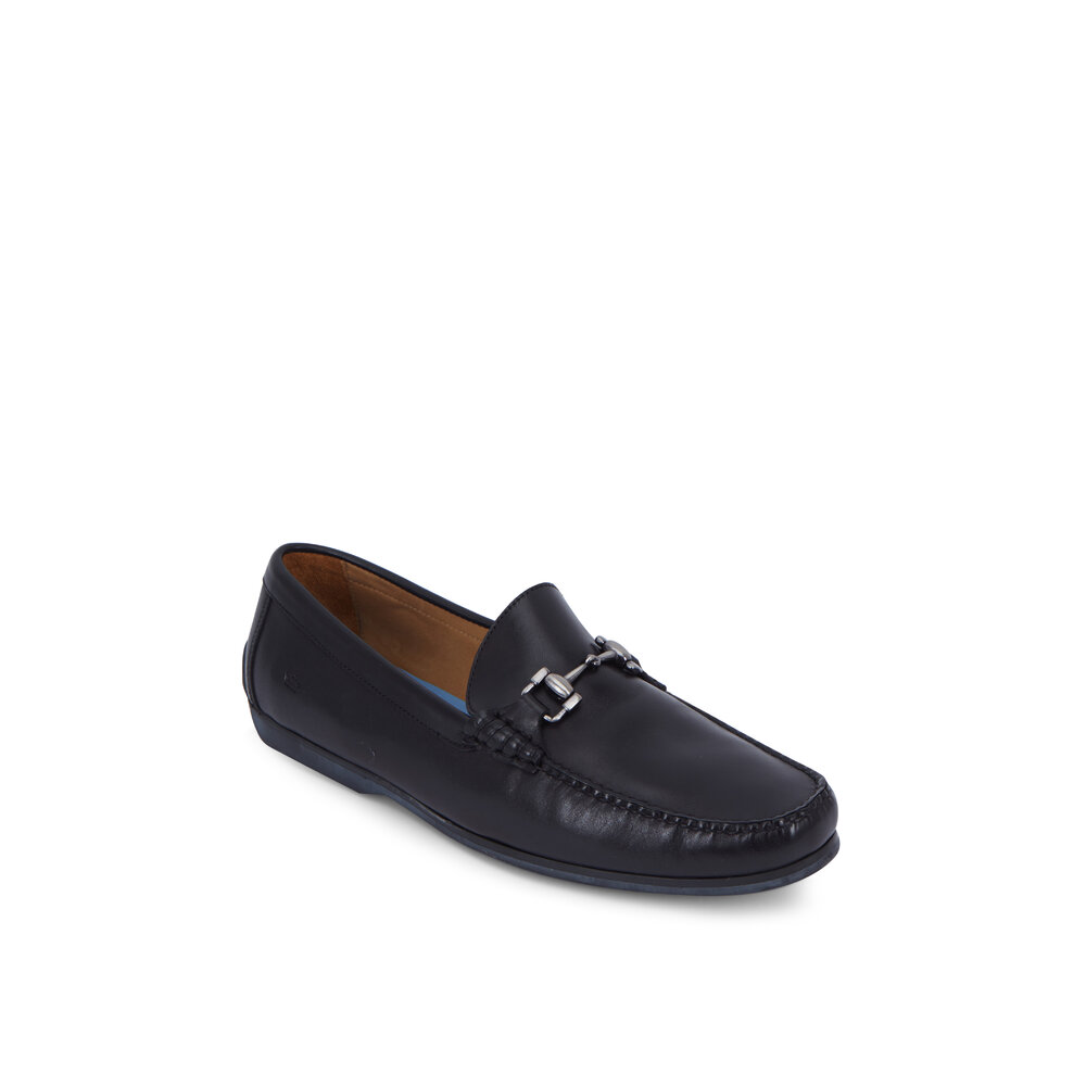 Peter Millar - Crown Black Leather Bit Loafer | Mitchell Stores display picture 2