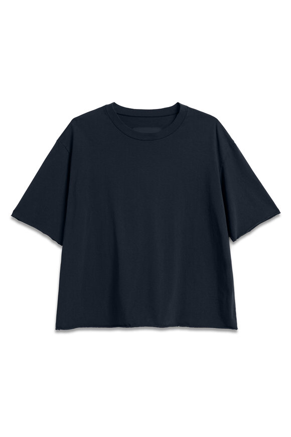 Frank & Eileen Perry Navy Blue Crewneck T-Shirt - view 1