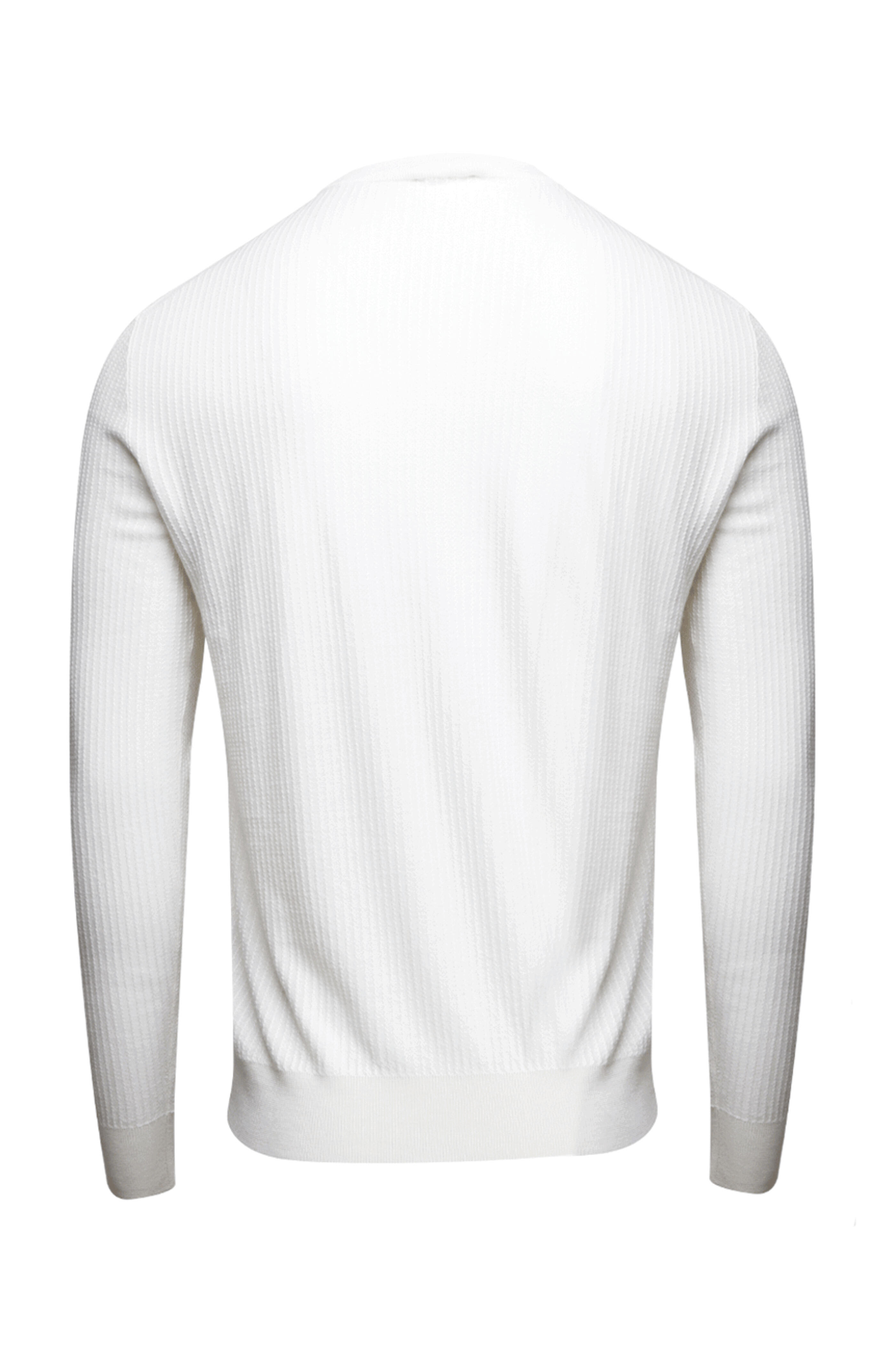 Brioni - White Textured Sweater