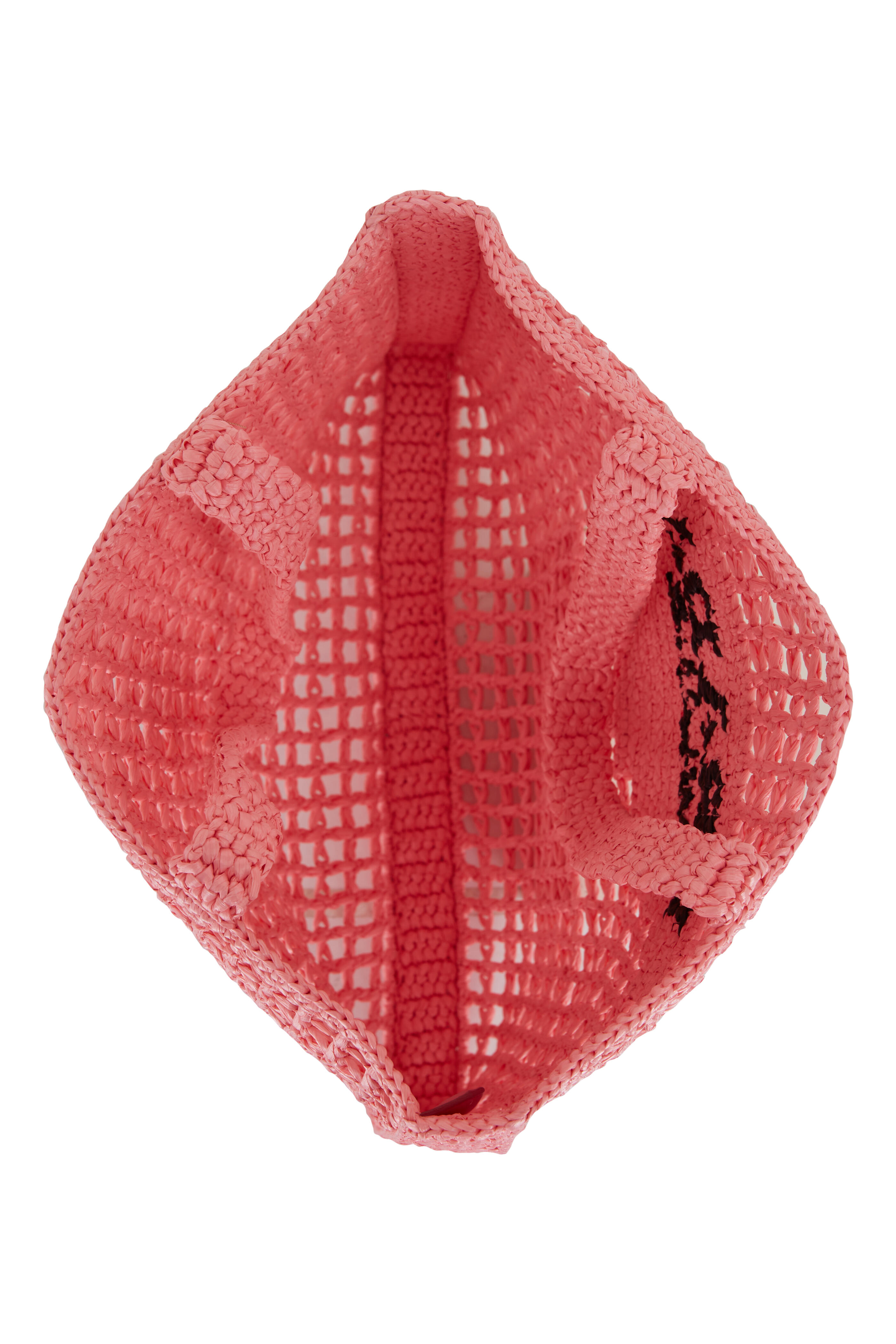 Prada - Petalo Crochet Raffia Tote