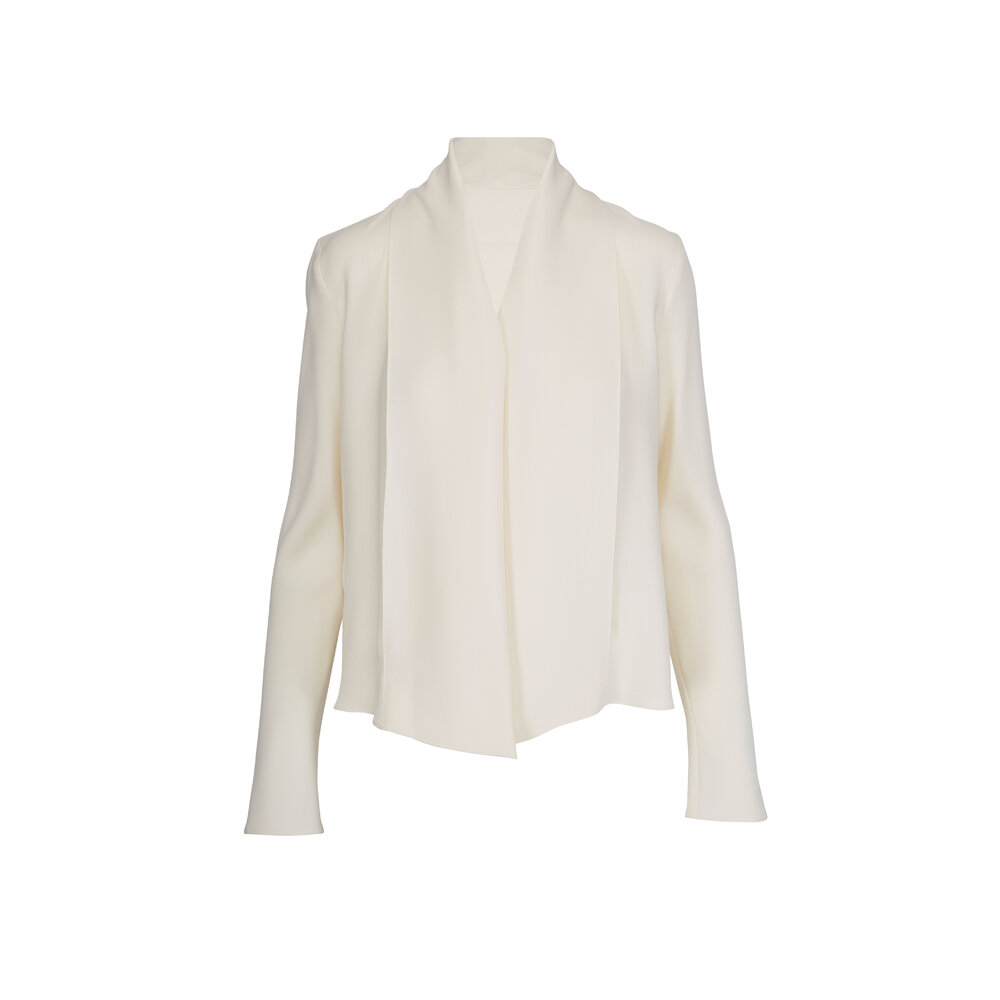 Peter Cohen - Ivory Silk Jacket | Mitchell Stores