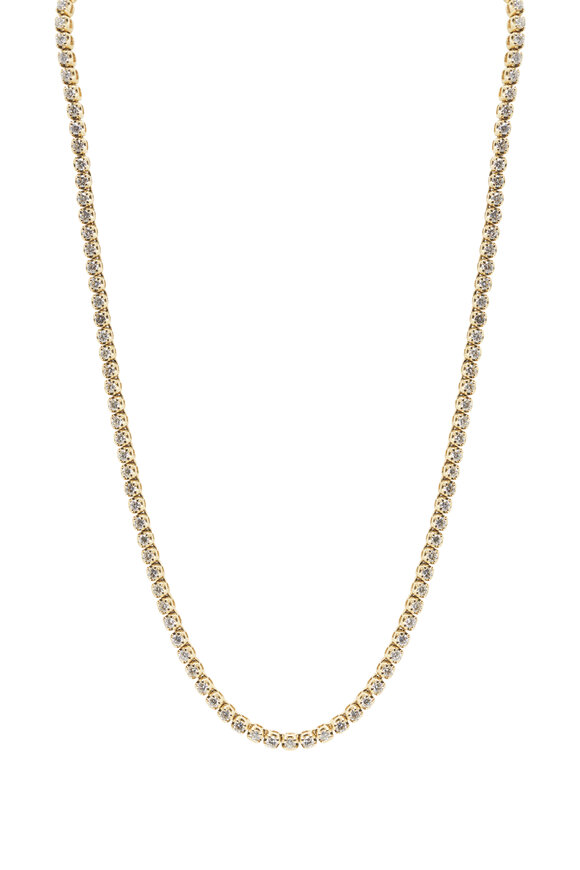 Lowy & Co Diamond Crown Set Tennis Necklace