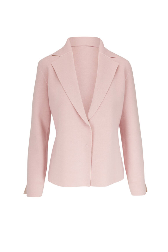 D.Exterior - Pink & Beige Reversible Blazer 