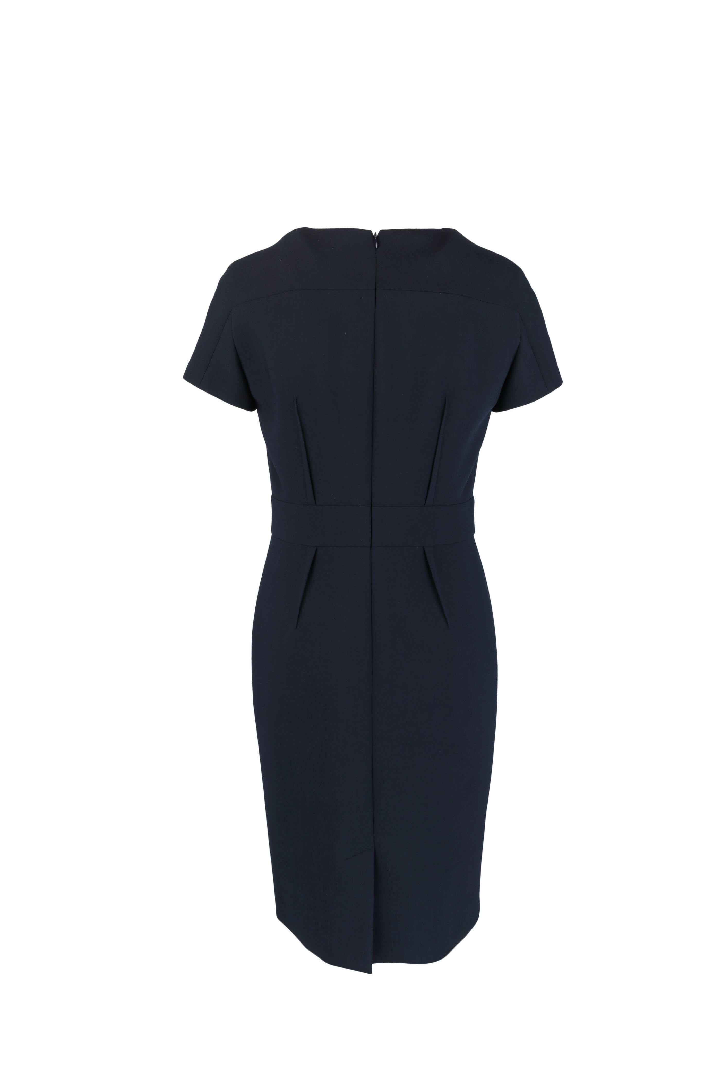 Paule Ka - Marine Blue Sheath Dress