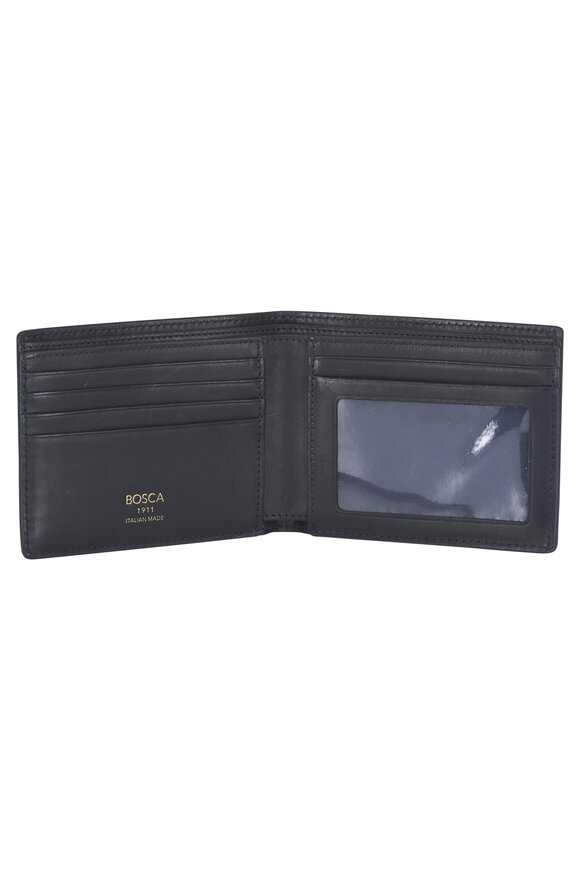 Bosca Executive Gray Grained Leather Bi-Fold Wallet - view 3