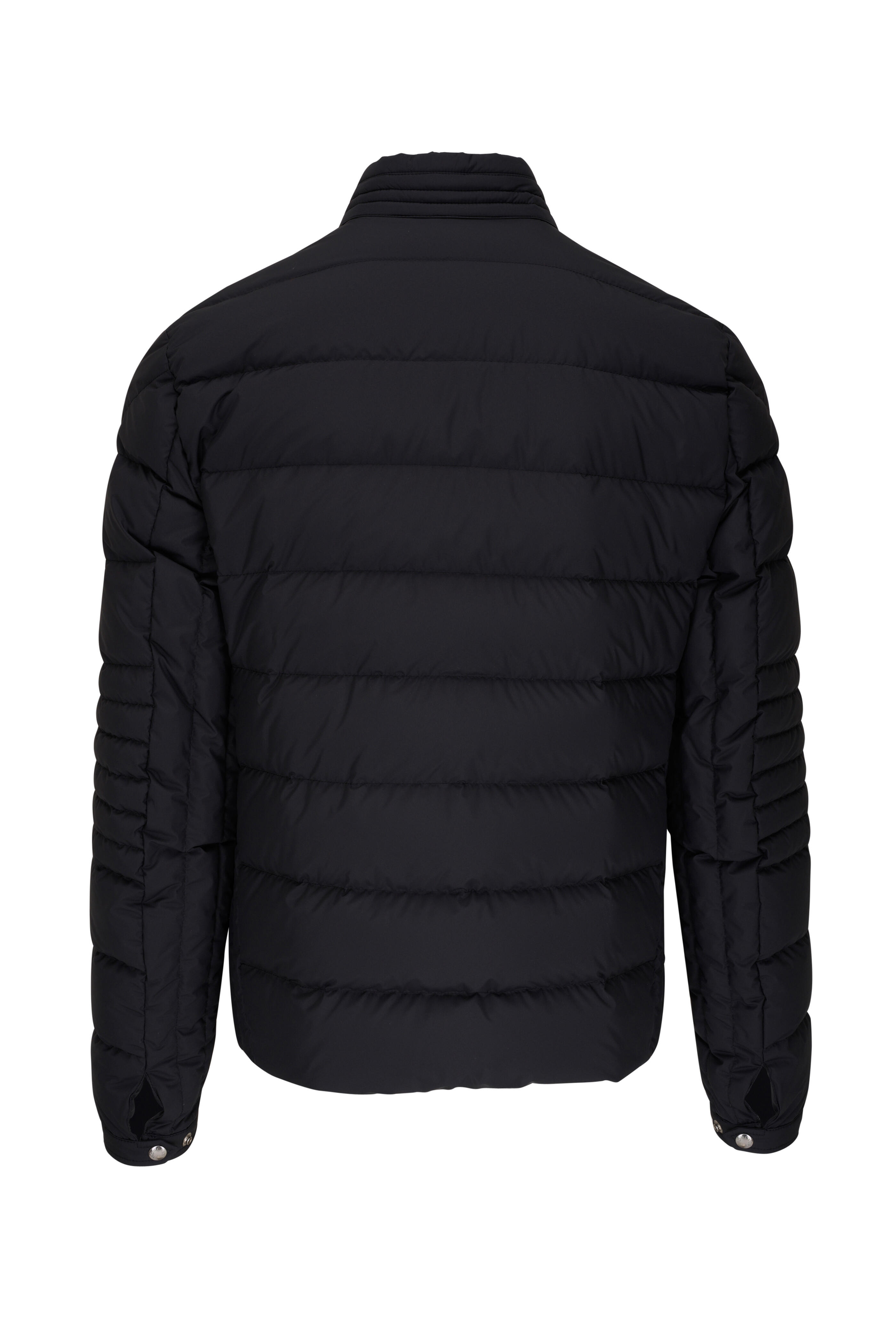 Moncler - Authie Biker Black Quilted Nylon Jacket