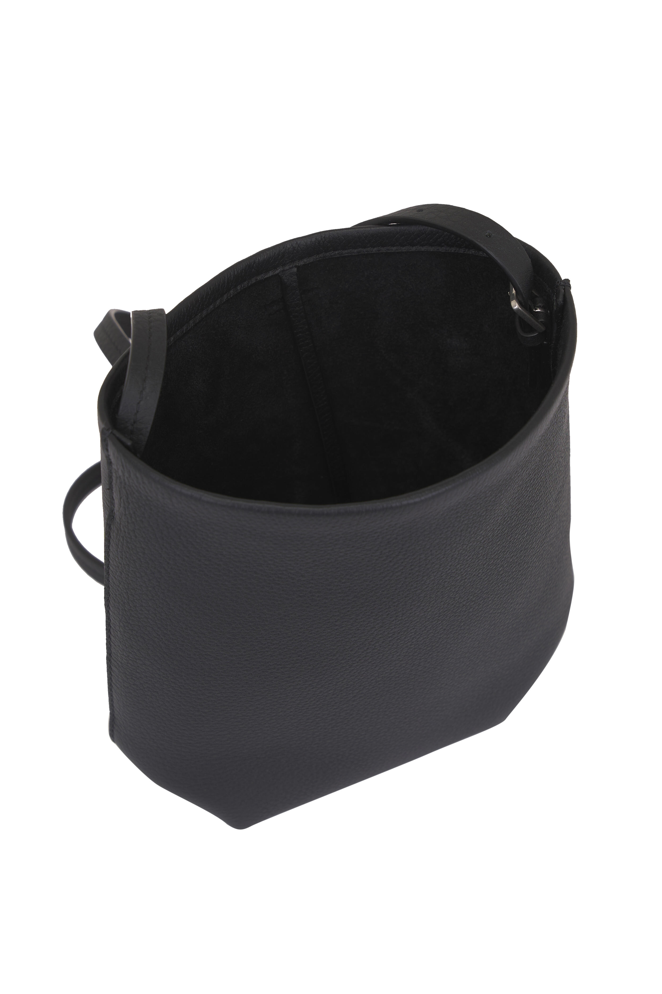 The Row - N/S Park Black Ans Leather Crossbody