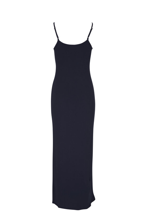 Nili Lotan - Judy Navy Blue Cotton Maxi Dress 