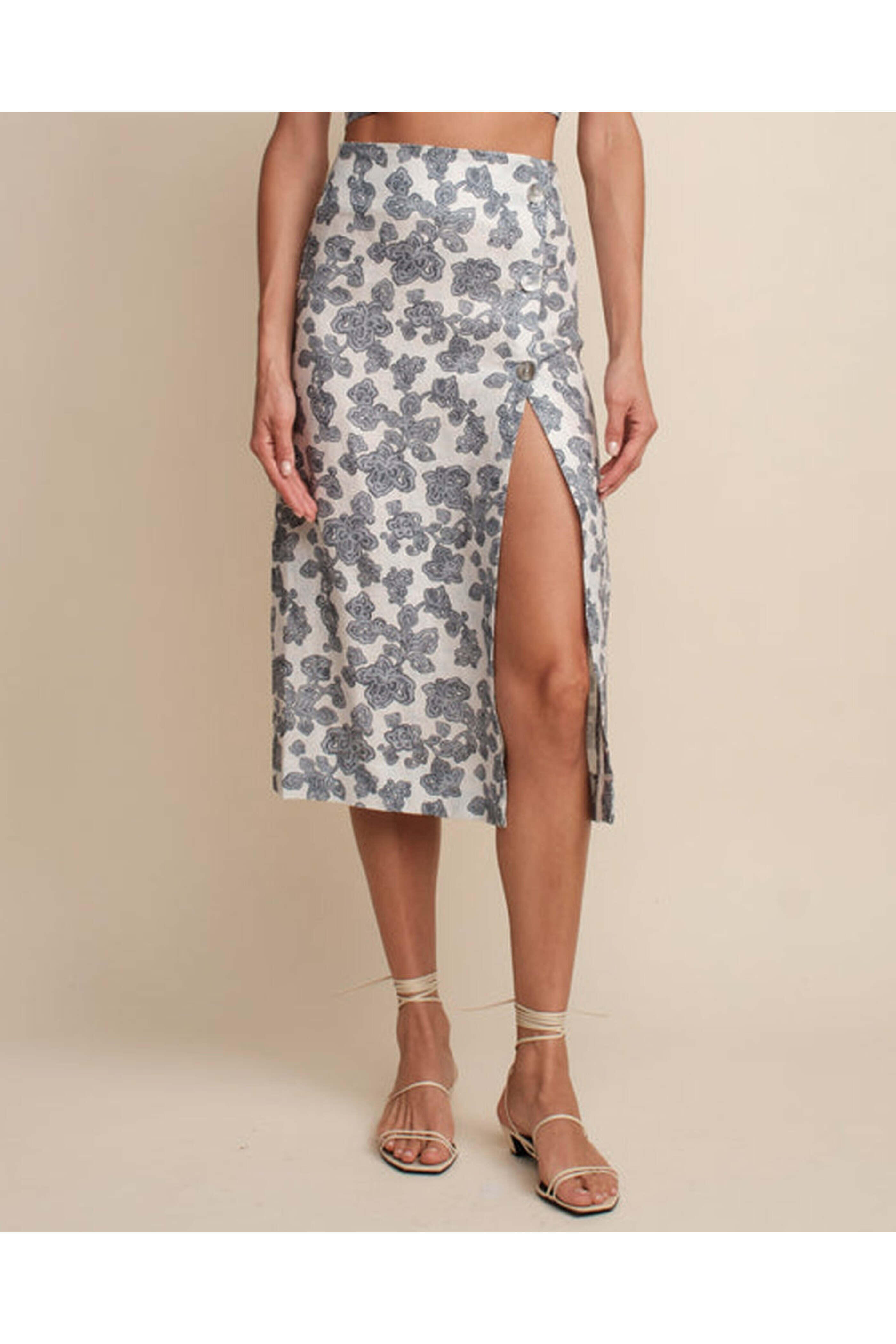 Hevron - Cliffside Blue Riley Skirt