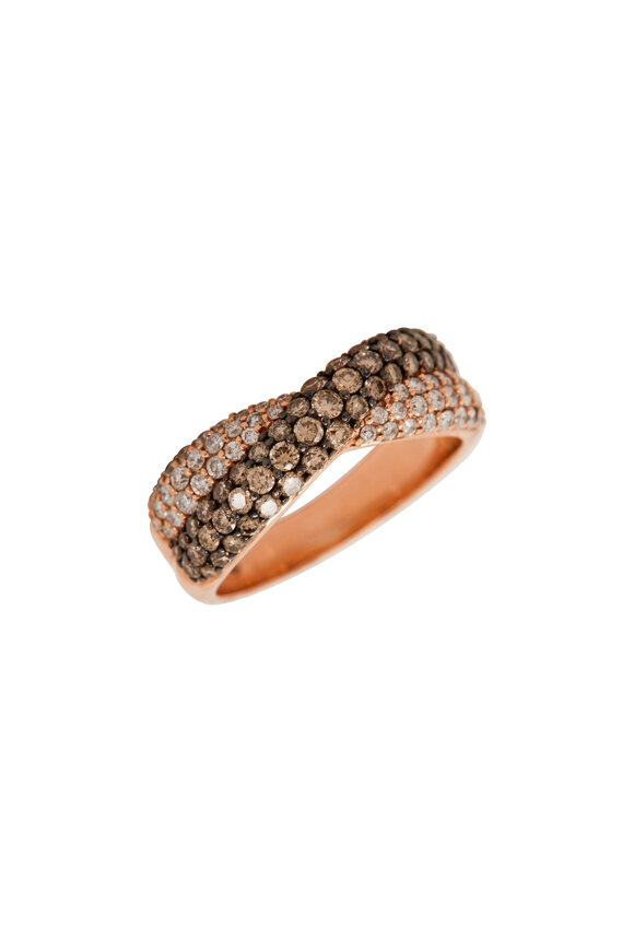 Cairo - Brown & White Diamond Ring