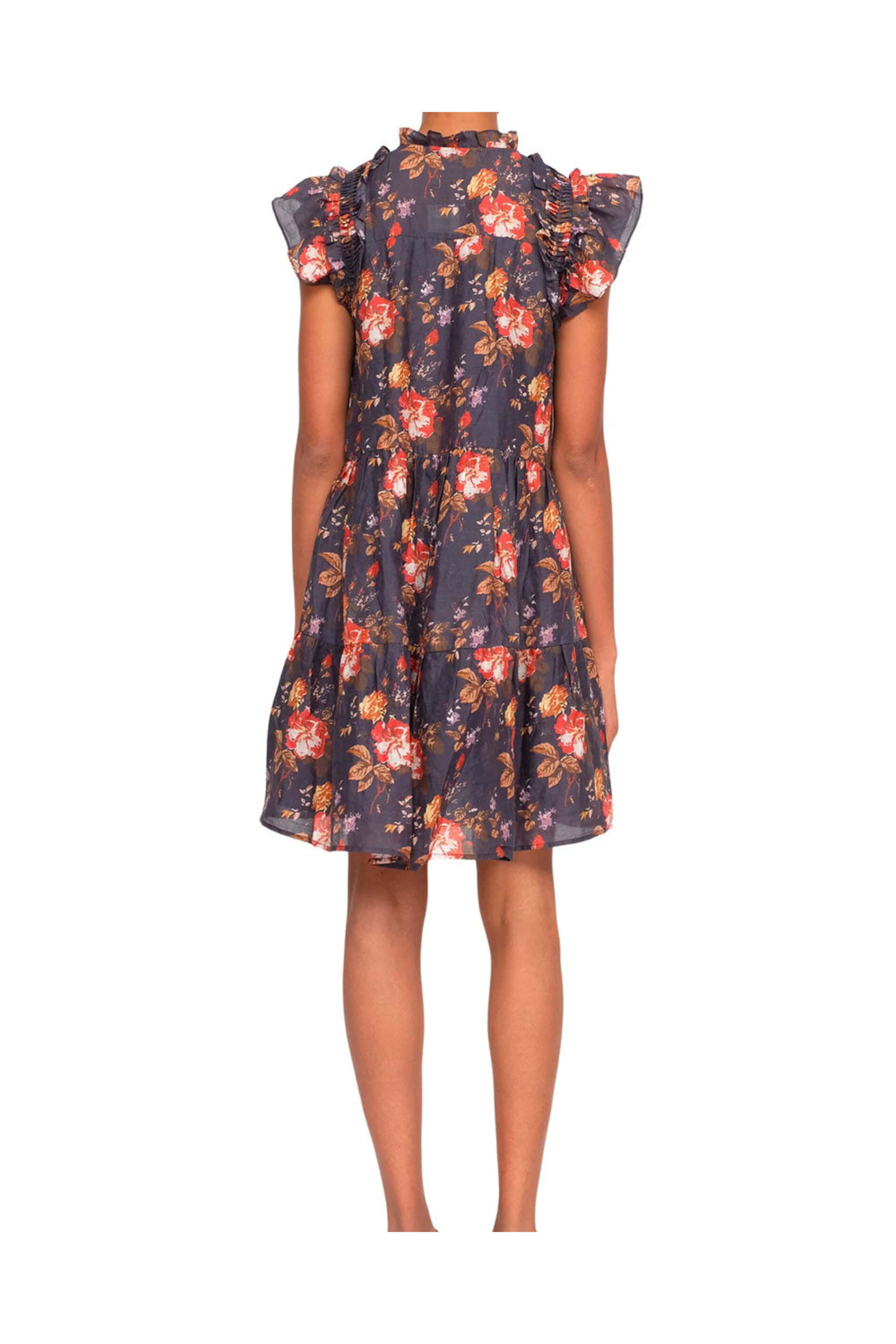 Sea NYC - Navy Floral Sleeveless Esme Dress