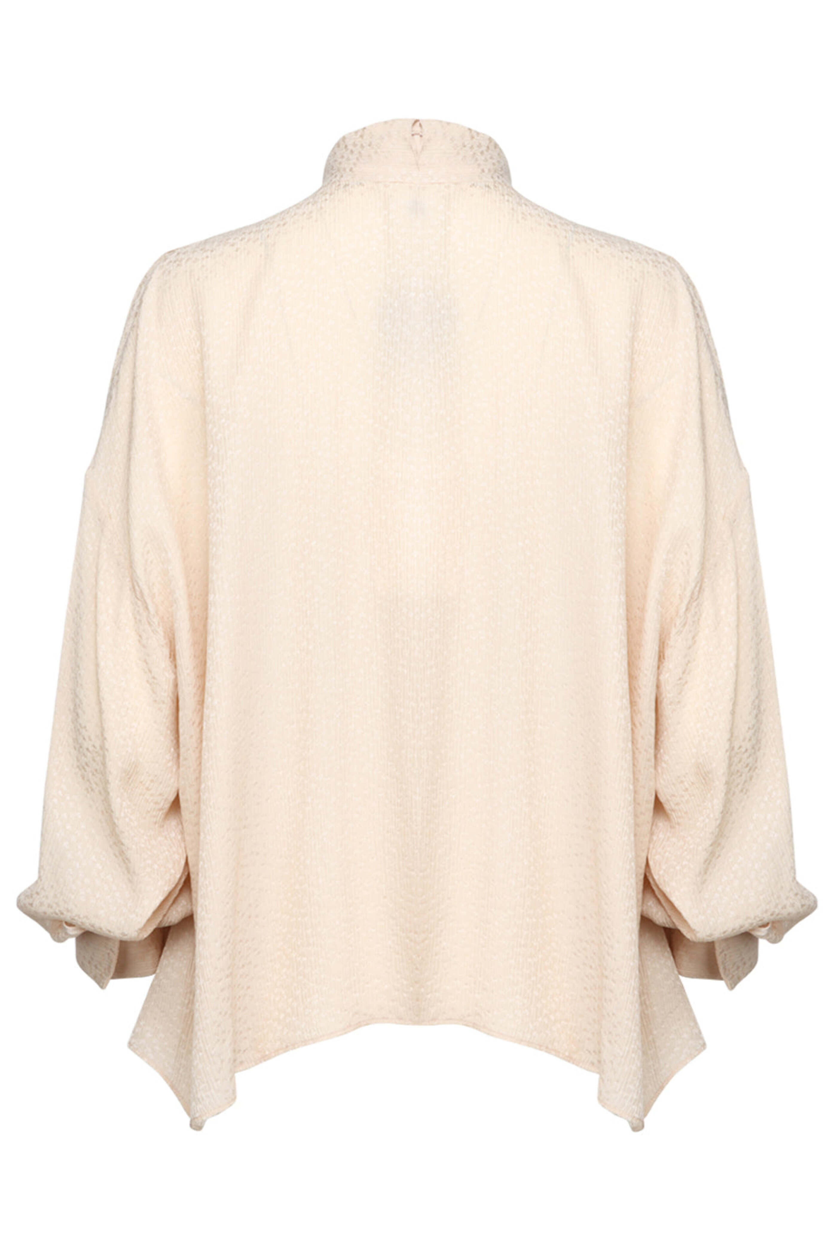 Chloé - Cameo Rose Drape Neck Blouse