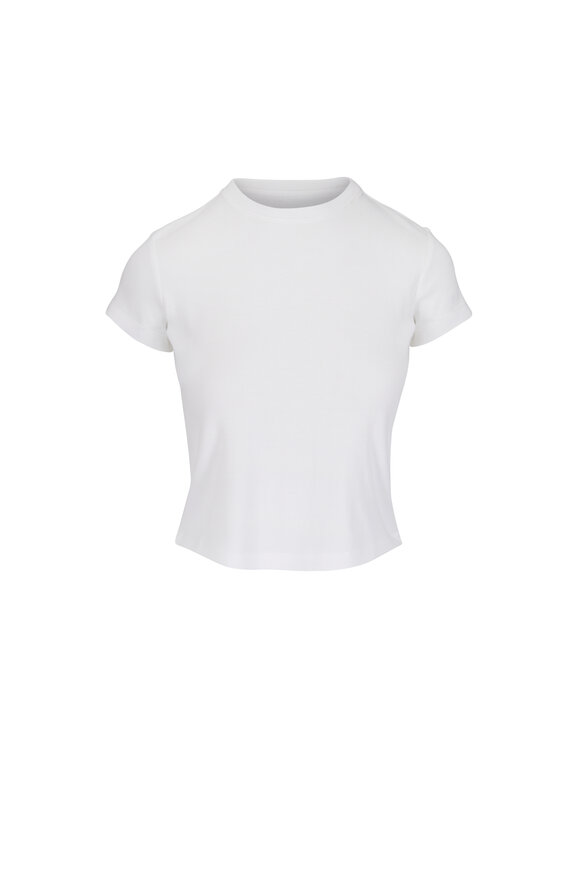 AG Sadie White Crew 90's Vintage Crop Tee