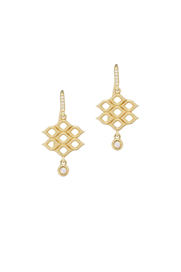 Lauren K Diamond Ocean Drop Earrings