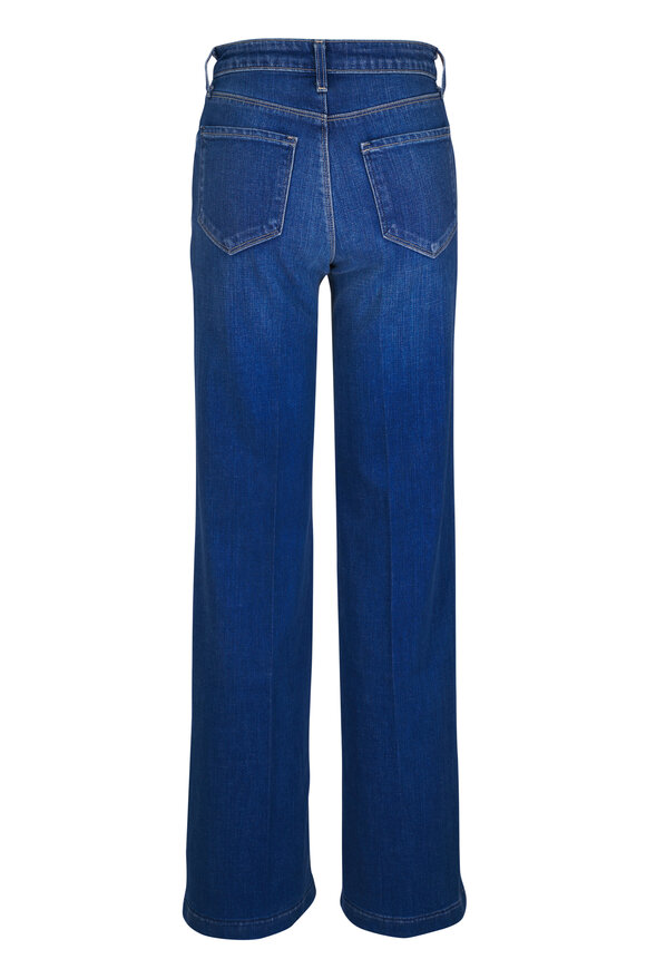 L'Agence Clayton Kaplan Stretch Wide Leg Jean - view 6