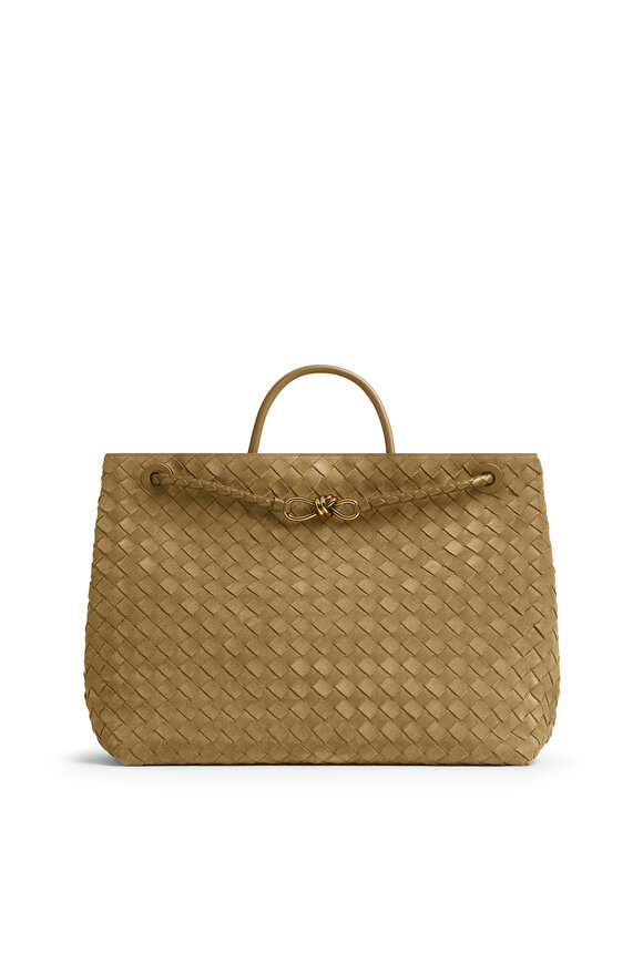 Bottega Veneta Large Andiamo Acorn Suede Bag 