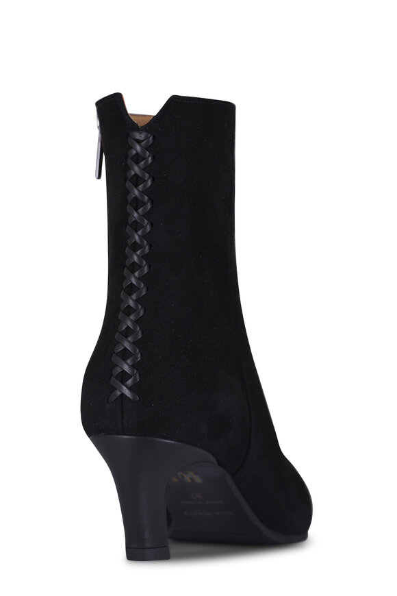 Ron White Loralie Onyx Cashmere Suede Short Boot, 50mm - view 3