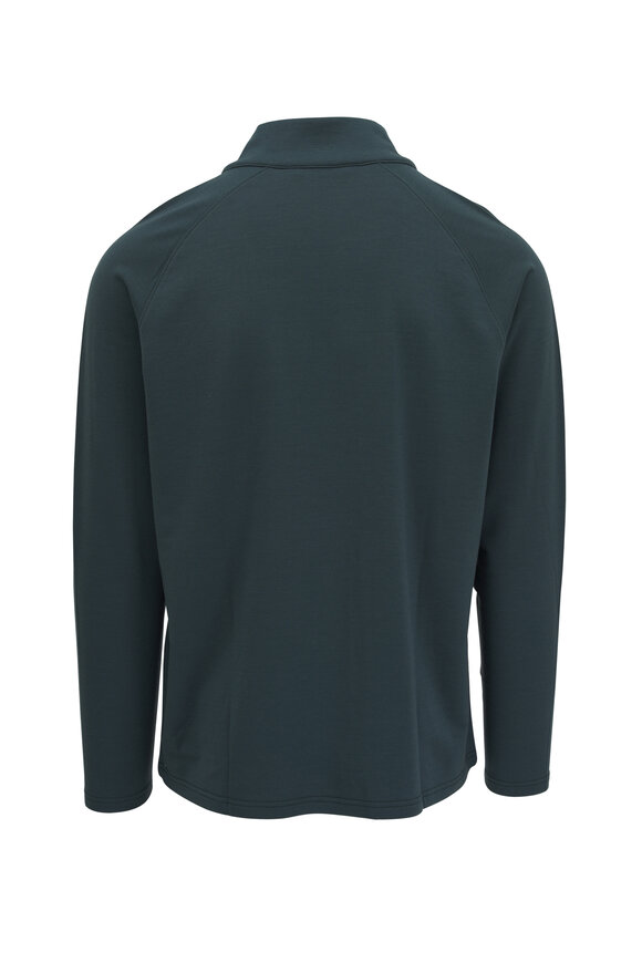 Peter Millar - Excursionist Dark Green Quarter Zip Pullover 