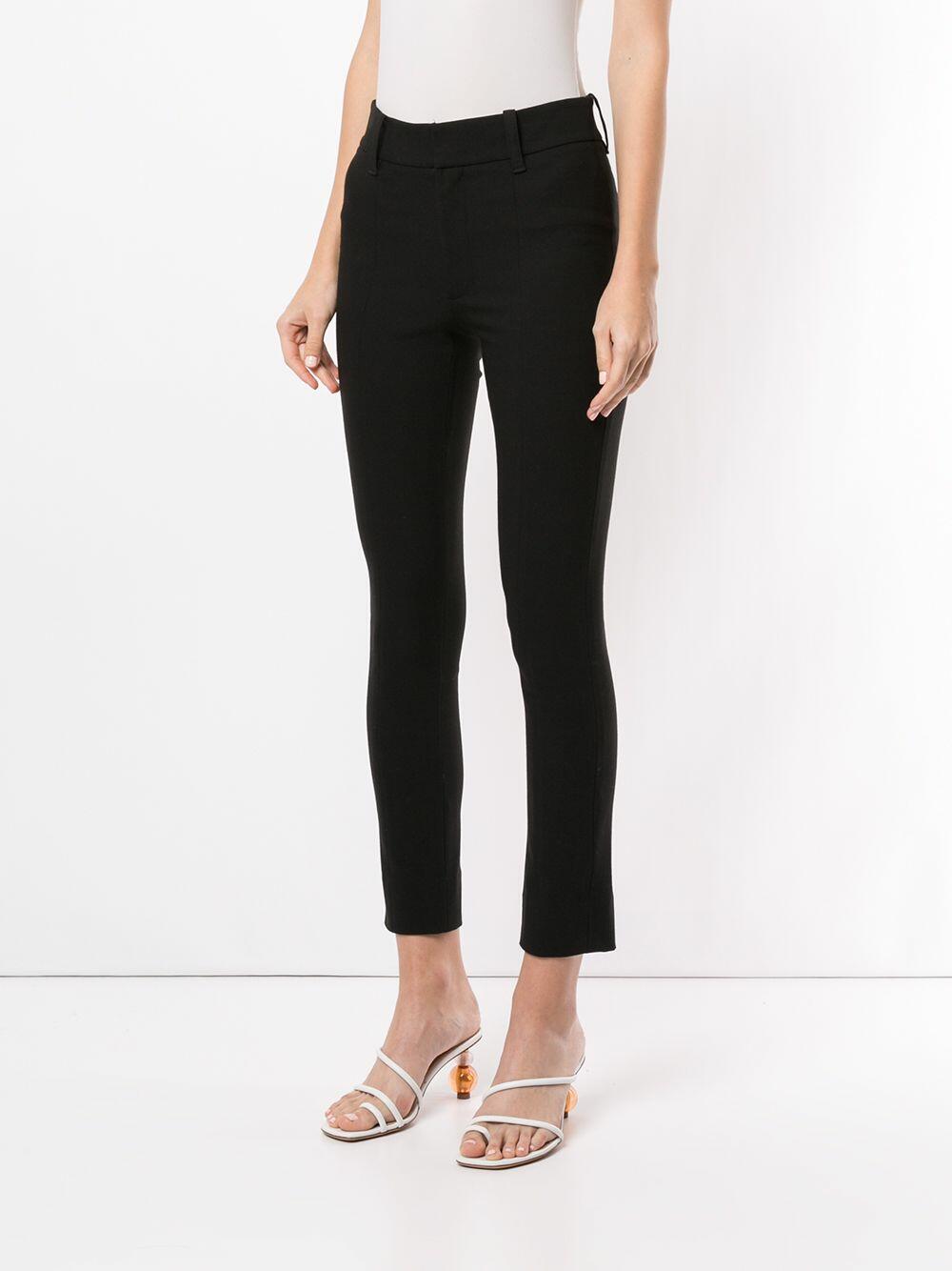 Vince - Black High-Rise Cigarette Leg Pant