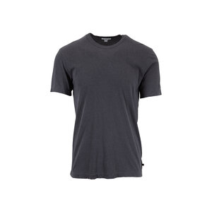 Tシャツ・カットソー JAMES PERSE Men T Shirts MLOJ3603 MGA Grey James Perse - Carbon Gray Cotton Crewneck T-Shirt