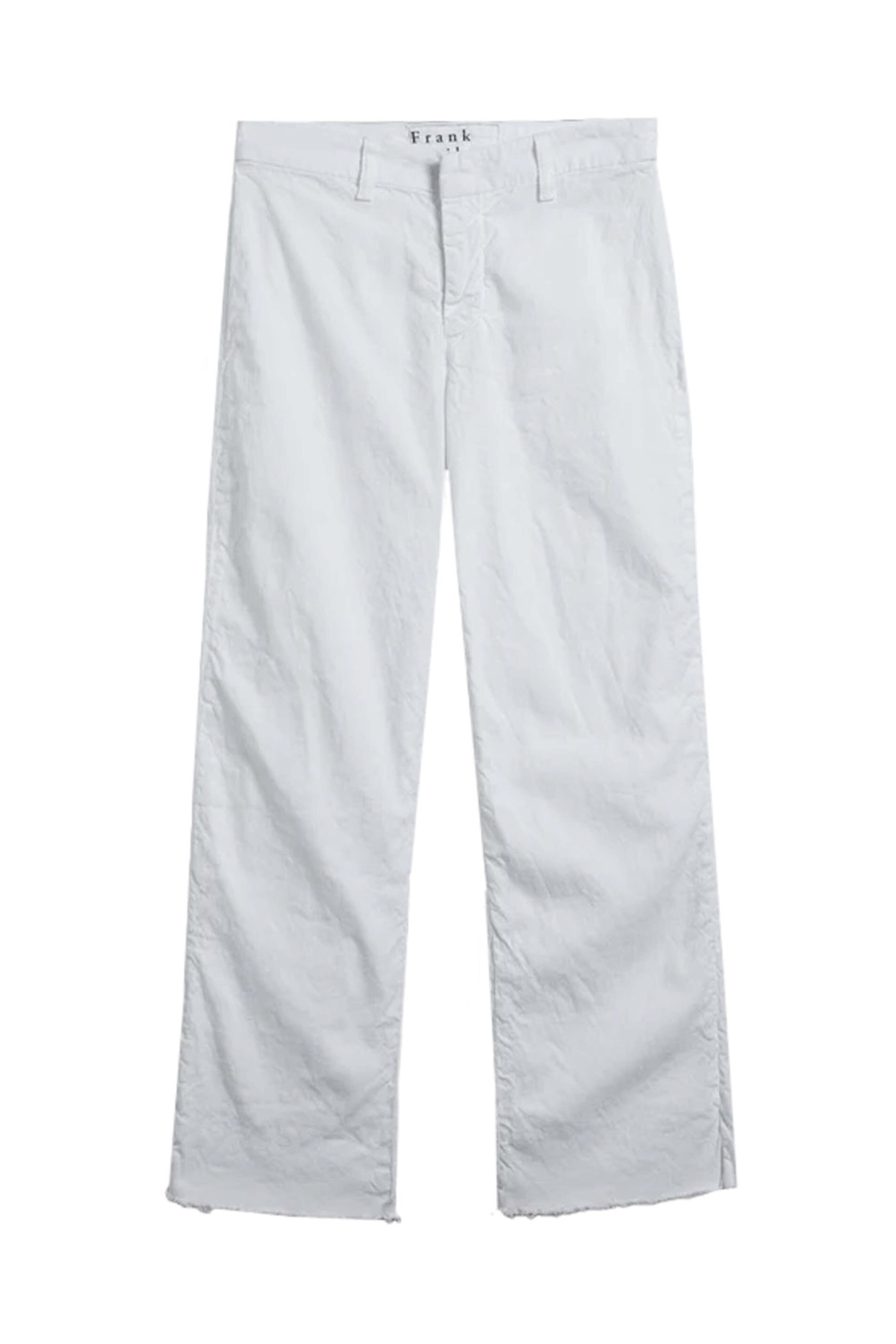 Frank & Eileen - Kinsale Linen Pant in White