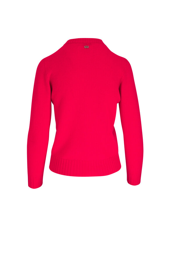 Agnona - Red Cashmere Crewneck Sweater