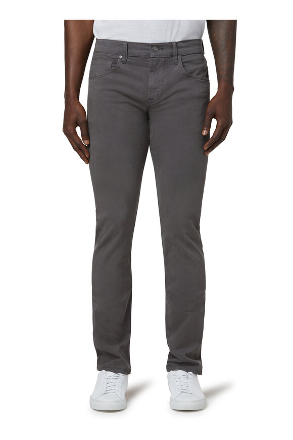 Hudson - Blake Dark Gray Five Pocket Slim Straight Jean