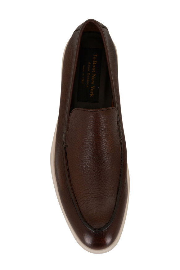 To Boot New York - Forza Brown Deerskin Slip-On Shoe