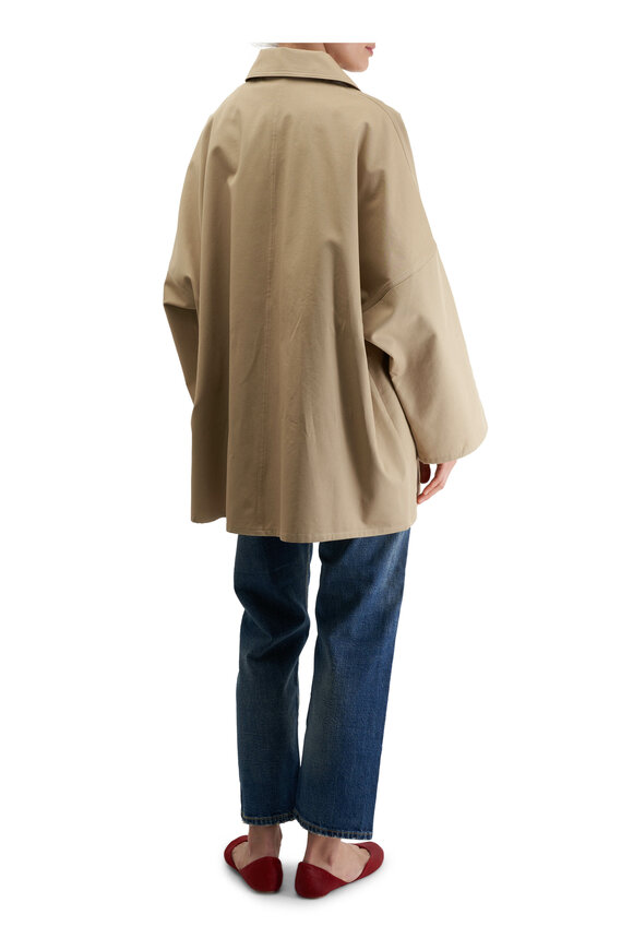 Totême - Fawn Cotton Twill Overshirt Jacket 