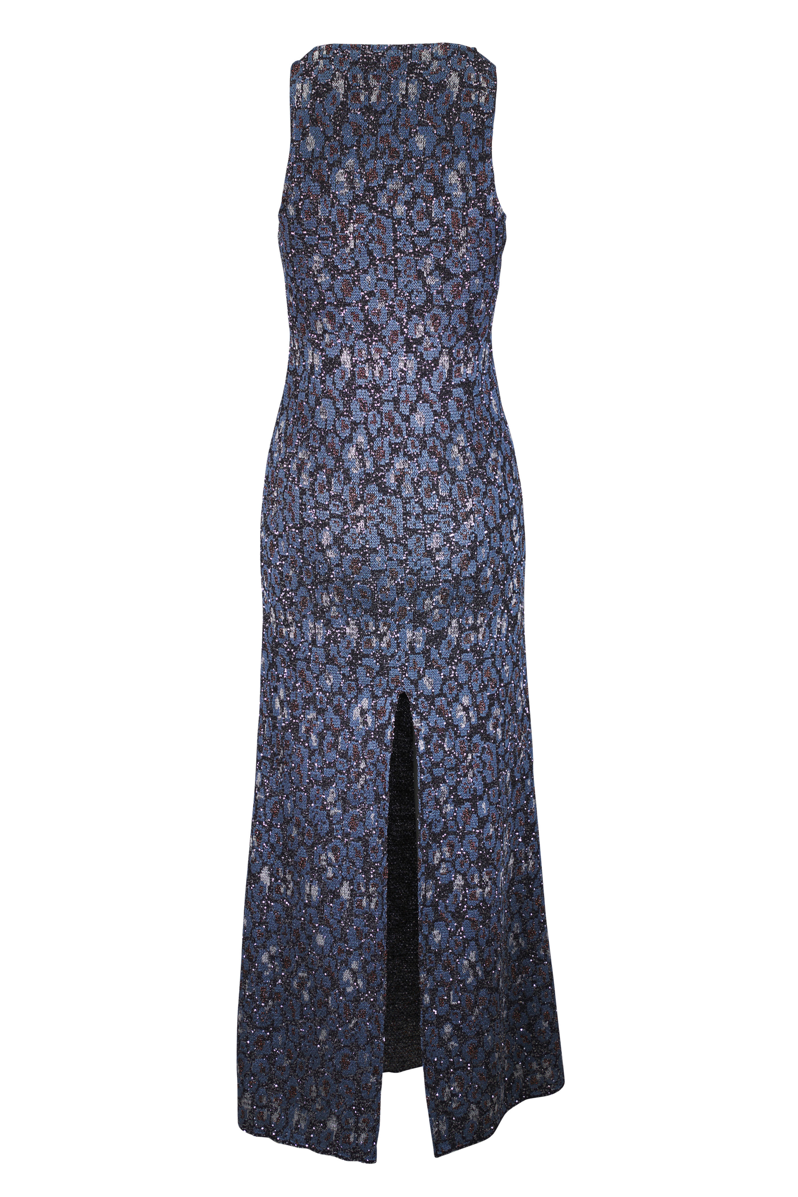 Missoni - Blue Base Embellished Sequin Maxi Dress