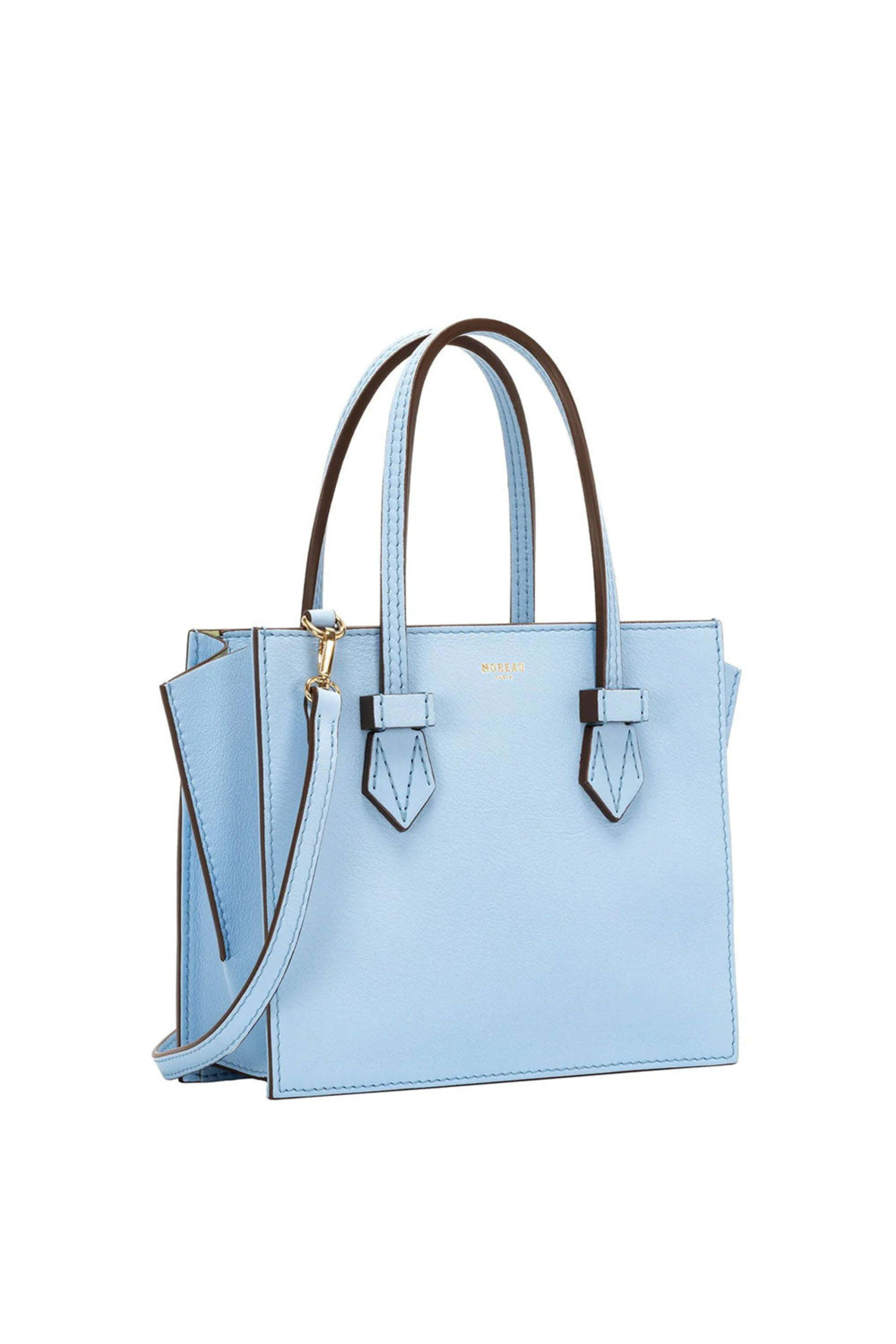 Moreau Paris - Bregancon Stand Up Bag in Light Blue