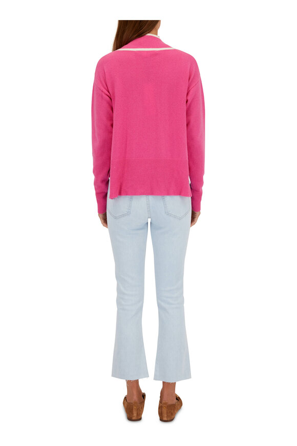 Veronica Beard - Trisa Hot Pink Cashmere Cardigan