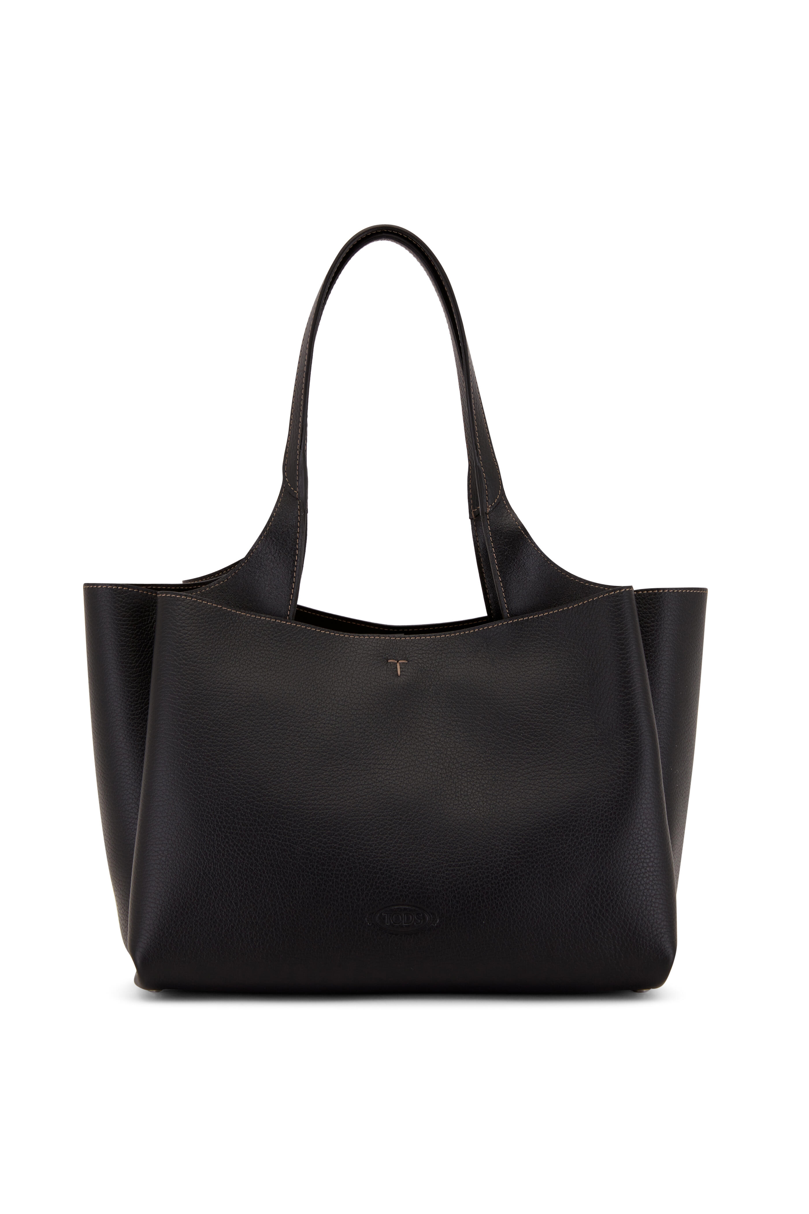 Tod's - Apa 200 Black Leather Tote | Mitchell Stores