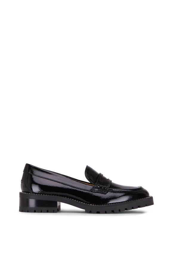 Jimmy Choo - Deanna Black Leather Loafer, 30mm