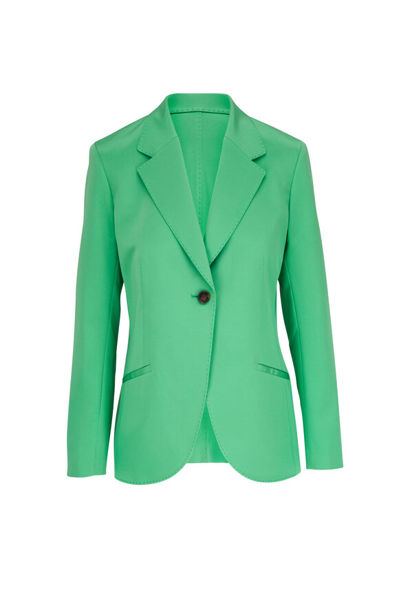 Lafayette 148 New York - Fae Garden Green Stretch-Silk Blazer