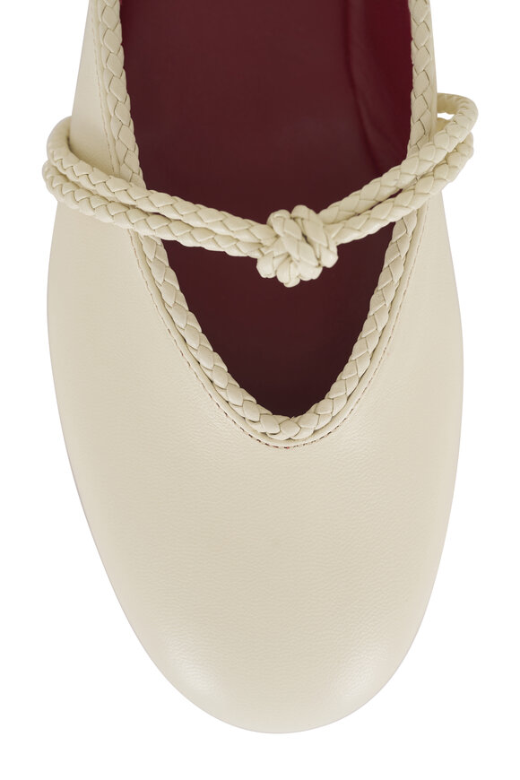 Bottega Veneta Lucia Sea Salt Mary Jane Ballerina Flat - view 5