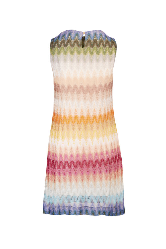 Missoni Multicolor Zig Zag Print Mini Dress - view 2