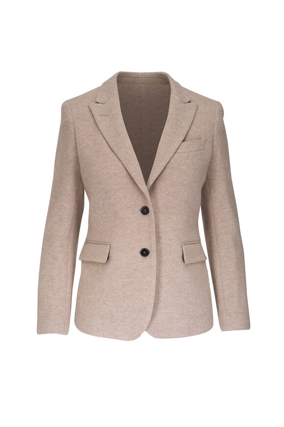 Maurizio Baldassari Beige Cashmere Jacket