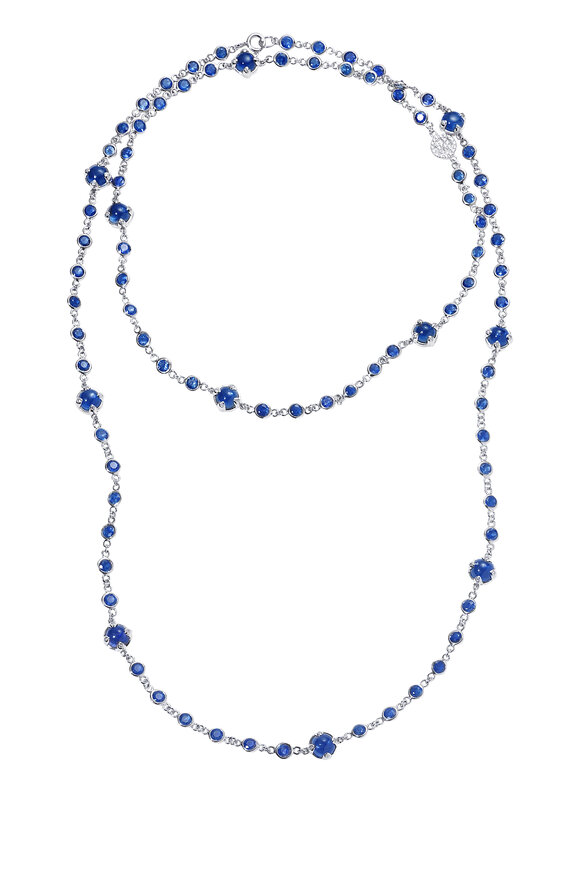 Nam Cho - 18K White Gold Sapphire & Diamond Necklace