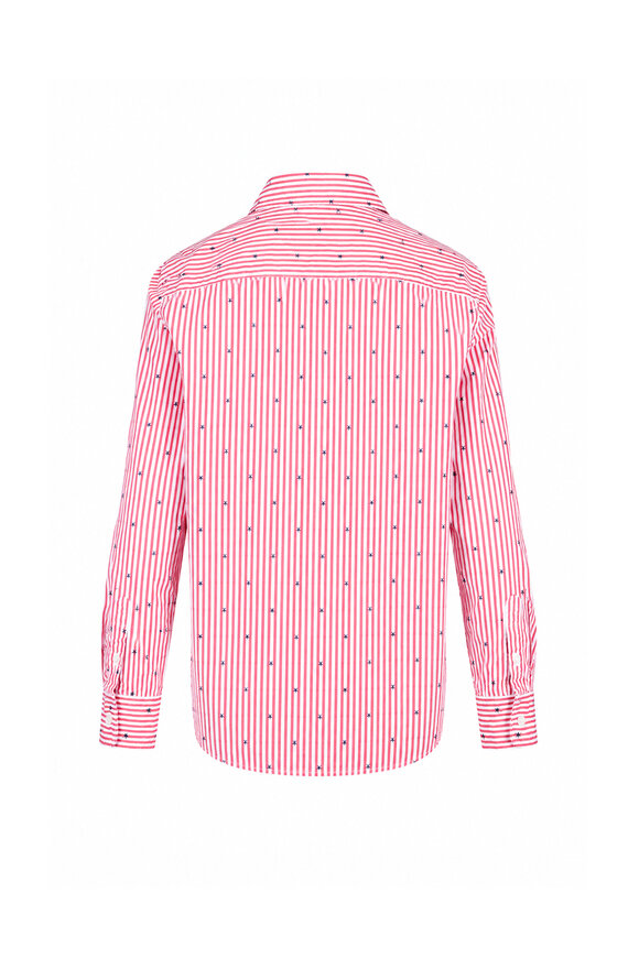 Frank & Eileen Eileen Blue Star & Stripe Relaxed Button-Up Shirt - view 2